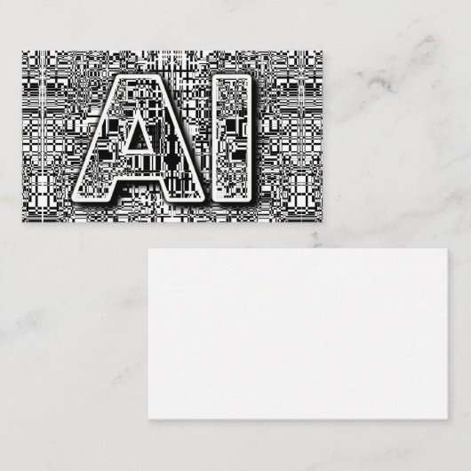 AI-chip Visitekaartje (Voorkant / Achterkant)