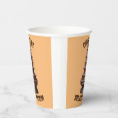 AI Chocolate Delivery System Paper Cup Papieren Bekers (Rechts)