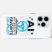 AI Co-Pilot: de slimme partner van mijn brein Case-Mate iPhone Case (Achterkant (horizontaal))