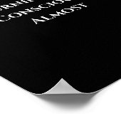 Ai Code Consciousness Funny Tech Geek Nerdy Gift Poster (Hoek)