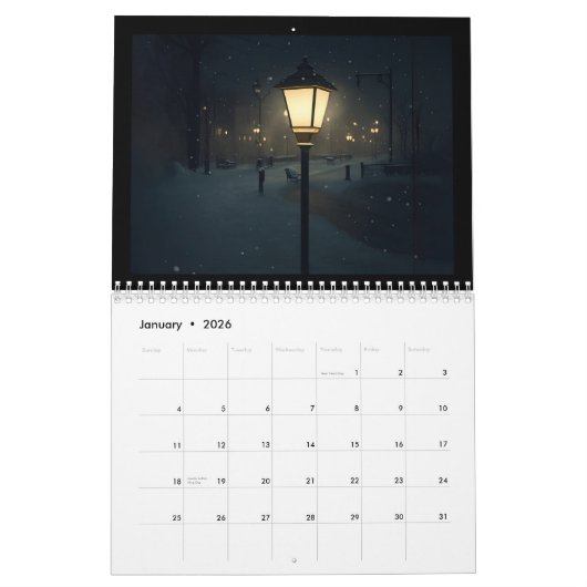 AI-contemplaties Kalender (Jan 2026)