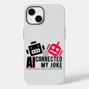 AI corrigeerde mijn Joke.w L Grey Case-Mate iPhone 14 Hoesje