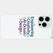 AI Creativity Hoesje – Design Revolution Tech (Achterkant (horizontaal))