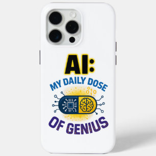 AI Daily Genius – slimme dosis intelligentie iPhone 15 Pro Max Hoesje