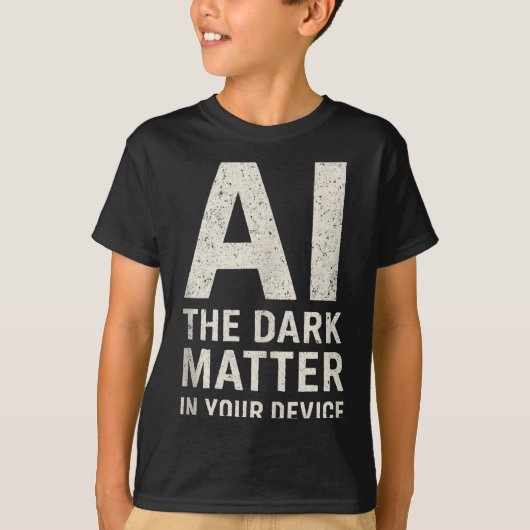 Ai Dark Ogy _ Science &amp; Tech Gift Slogan Tank  (Voorkant)