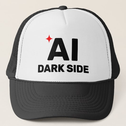 AI Dark Side™ Trucker Hat Trucker Pet (Voorkant)