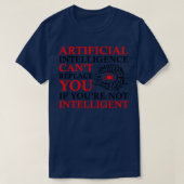 AI De programmeur van het kunstmatige intelligenti T-shirt (Design voorkant)