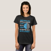 AI De programmeur van het kunstmatige intelligenti T-shirt (Voorkant volledig)