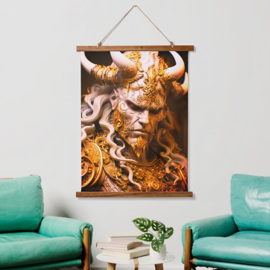 Ai Demon Hangend Wandkleed (Woonkamer)