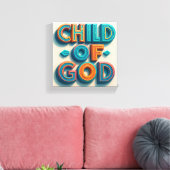 Ai design Kind van God Canvas Christelijke Muur (Insitu (Woonkamer))