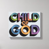 Ai design Kind van God Christelijke Canvas Print (Voorkant)