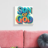 Ai design Son of God Muurdoek Canvas Afdruk (Insitu (Woonkamer))