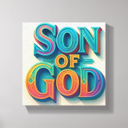 Ai design Son of God Muurdoek Canvas Afdruk (Voorkant)
