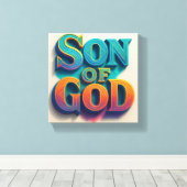 Ai design Zoon van God Canvas Print (Insitu (Houten vloer))