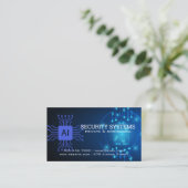 AI Digital Security | Protection Agency Visitekaartje (Staand voorkant)