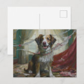 AI Dog Mess Briefkaart (Voorkant / Achterkant)