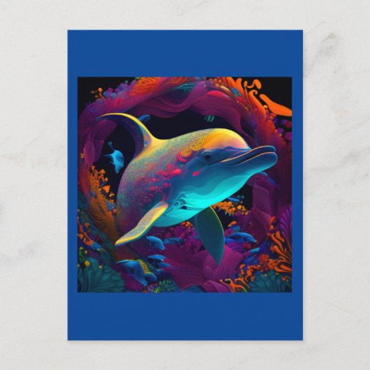 AI DOLPHIN ONTWERP #4 BRIEFKAART (Voorkant)