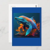 AI DOLPHIN SWIM #1 BRIEFKAART (Voorkant / Achterkant)
