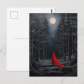 AI donkere nacht Briefkaart (Voorkant / Achterkant)
