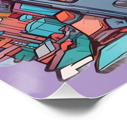 AI downloadbaar hotline Poster voor huiselijk gewe (Hoek)