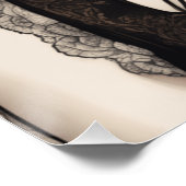 AI Dreamy Anime Couture - Little Black Perfect Poster (Hoek)