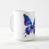 AI Droom Vlinder Koffiemok (Voorkant links)