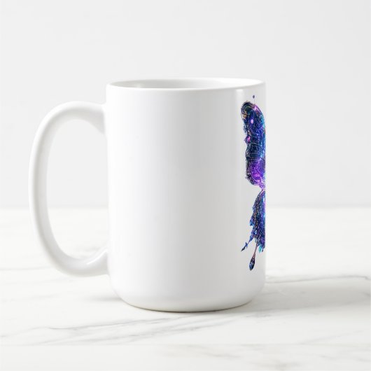 AI Droom Vlinder Koffiemok (Links)