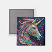 AI-eenhoorn Magneet (Voorkant / Achterkant)