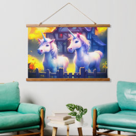 Ai Eenhoorns Hangend Wandkleed