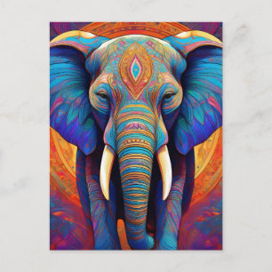 AI Elephant Briefkaart