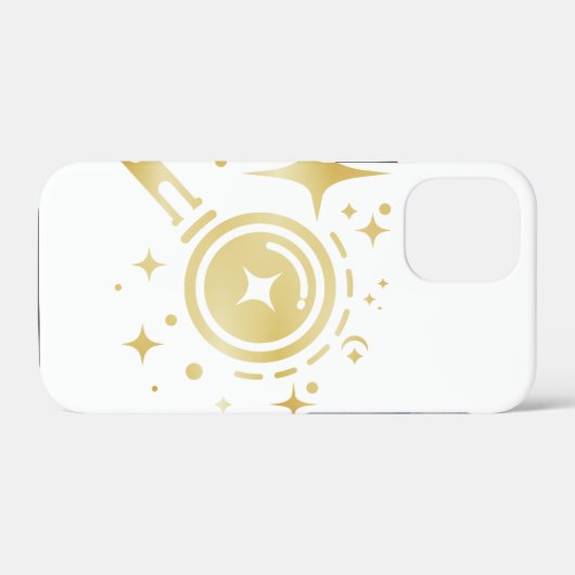 AI-embleem Sparkle-sterren, baken van het digitale Case-Mate iPhone Case (Achterkant (horizontaal))