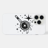 AI-embleem Sparkle-sterren, baken van het digitale iPhone Hoesje (Achterkant horizontaal)