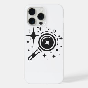 AI-embleem Sparkle-sterren, baken van het digitale iPhone 15 Pro Max Case