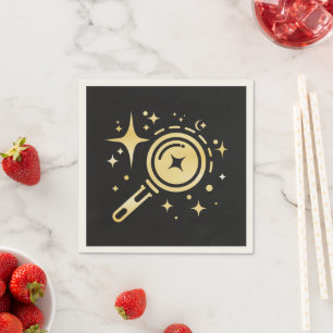 AI-embleem Sparkle-sterren, baken van het digitale Servet