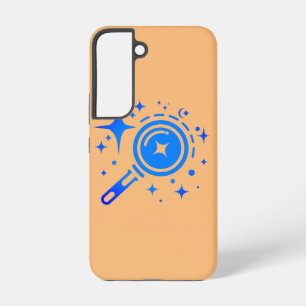 AI-embleem Twinkelende sterren, baken van het digi Samsung Galaxy Hoesje