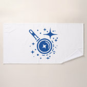 AI-embleem Twinkle-sterren, baken van het digitale Badhanddoek (Badhanddoek)