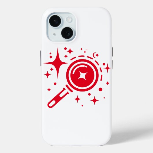 AI-embleem Twinkle-sterren, baken van het digitale Case-Mate iPhone Case (Achterkant)