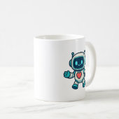 AI- en robotpersonages Koffiemok (Voorkant rechts)