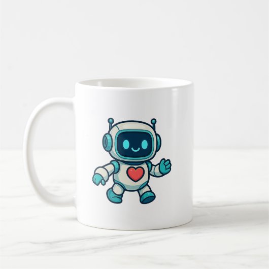 AI- en robotpersonages Koffiemok (Links)