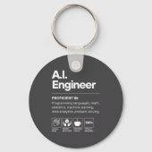 Ai Engineer Funny  Sleutelhanger (Voorkant)