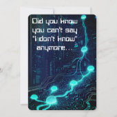 AI Essentials Kracht van intelligente databases AI Feestdagenkaart (Voorkant)