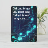 AI Essentials Kracht van intelligente databases AI Feestdagenkaart (Staand voorkant)