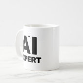 AI Expert™ koffiekop Koffiemok (Voorkant links)
