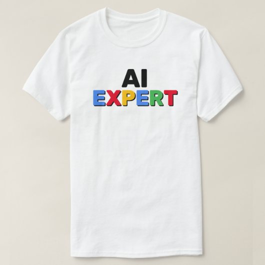 AI Expert™ T-shirt (Design voorkant)