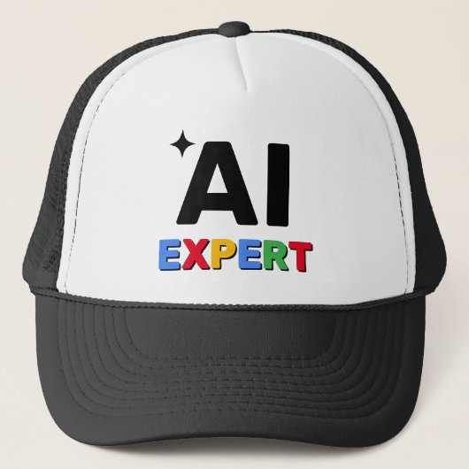 AI Expert™ Trucker Hat Trucker Pet (Voorkant)