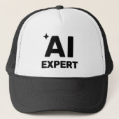 AI Expert™ Trucker Hat Trucker Pet (Voorkant)