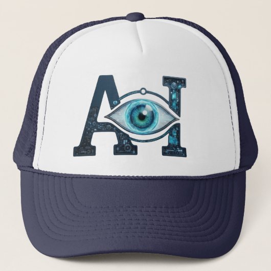 AI Eye Hat Trucker Pet (Voorkant)