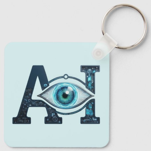 AI Eye Sleutelhanger (Achterkant)