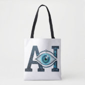 AI Eye Tote Bag (Voorkant)