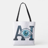 AI Eye Tote Bag (Achterkant)
